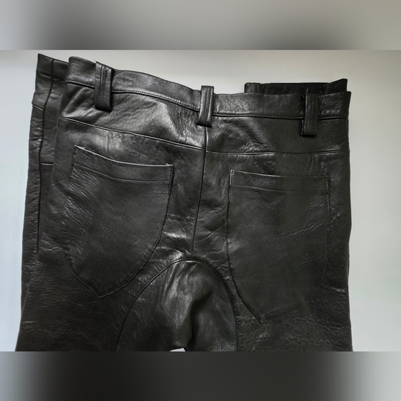 Ann Everett Leather Barrel Pant - Picture 7 of 8